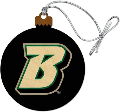GRAPHICS & MORE Binghamton University Logo Wood Christmas Tree Holiday Ornament in Saudi Arabia