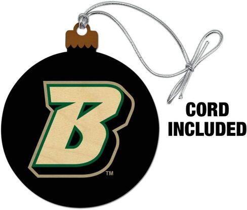 GRAPHICS & MORE Binghamton University Logo Wood Christmas Tree Holiday Ornament in Saudi Arabia