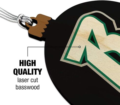 GRAPHICS & MORE Binghamton University Logo Wood Christmas Tree Holiday Ornament in Saudi Arabia