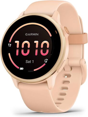 Garmin Vivoactive 6 Smartwatch Slate with Black Silicone Band Best Fitness GPS Smart Watch with AMOLED Display, 11-Day Battery, 80+ Sports Apps, Advanced Activity Tracking Watch Bundle for Men &Women in Saudi Arabia