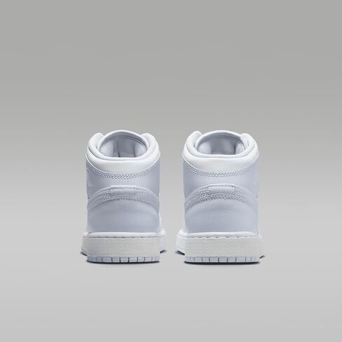 Air Jordan 1 Mid Big Kids 'Shoes (FD8780-400 ، Cobalt Bliss/Neutral Gray/White) Size 7 in Kuwait