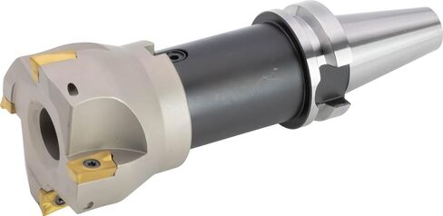 3 "مطحنة قابلة للفهرسة (shell) مع BT 30 Taper Arbor ، 6 Flute ، زاوية الرصاص 90 درجة ، مع 10 PCS APKT1604 Carbide إدراج in Kuwait