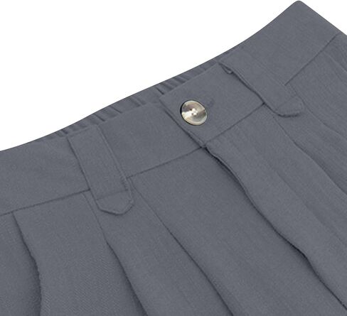 Flowy Palazzo Pants for Women High Waisted Wide Leg Solid Color Beach Vacation Trousers Fall Fashion Casual Pant in Saudi Arabia