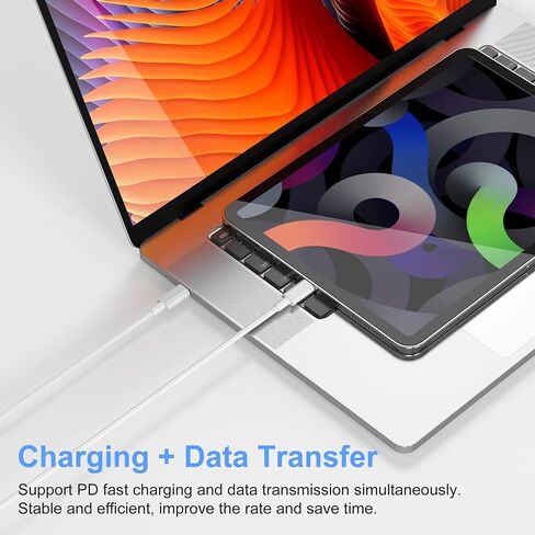 USB C Charger Block, 5 in 1 60W Charging Blocks, PD 3.0 25W Single Max Fast Charger, QC 2A USB Wall Charger for iPhone 16 15 14 13 12 11 Pro Max, iPad, iPod, Samsung, AirPods Pro, Apple Watch Series in Saudi Arabia