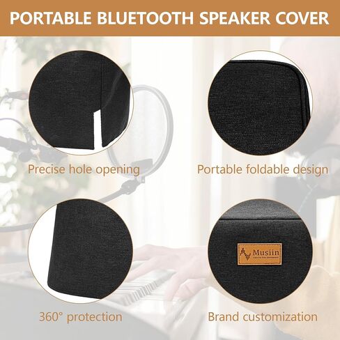 غطاء مكبر صوت Bluetooth المحمول ، متوافق مع Marshall Acton 3 ، مواد مقاومة للبلاش ، محمولة وقابلة للطي ، تصميم مناسب لاستخدام الاستوديو المنزلي in Saudi Arabia