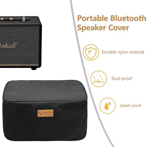 غطاء مكبر صوت Bluetooth المحمول ، متوافق مع Marshall Acton 3 ، مواد مقاومة للبلاش ، محمولة وقابلة للطي ، تصميم مناسب لاستخدام الاستوديو المنزلي in Saudi Arabia