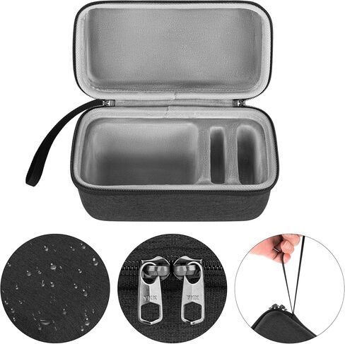 Geekria Shield Speaker Case Compatible with Sony LinkBuds Wireless Portable Speaker Hard Protective Case, Replacement Hard Shell Portable Speaker Protective Carrying Bag with Keychain Hook (Gray) in Saudi Arabia
