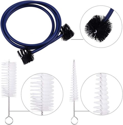 Mouthpiece Cleaner Valve Brushes Rod Cleaning Kit For Trumpet Horn Trombone Brass in Saudi Arabia