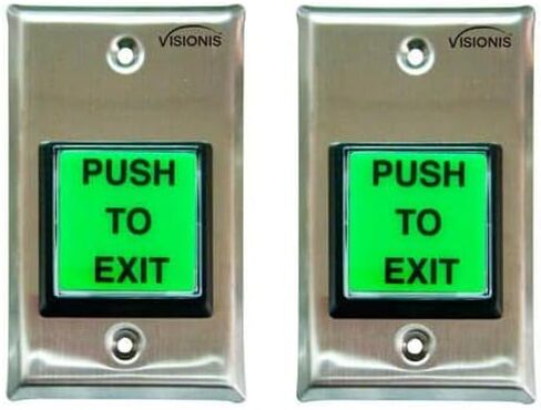 Posisis Push to Exit Button Vis-7000 طلب مربع أخضر داخلي للخروج in Kuwait