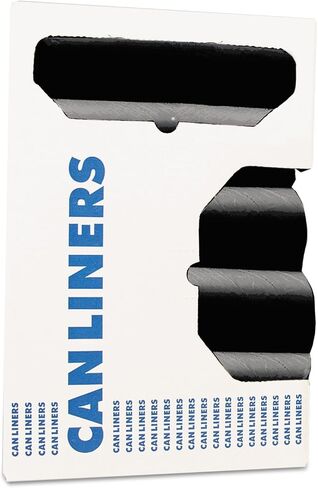AccuFit H5645TKR01 Can Liner, Accufit, 23 Gal.9mil, 28-Inch x45-Inch, 8RL/CT, Black in Saudi Arabia