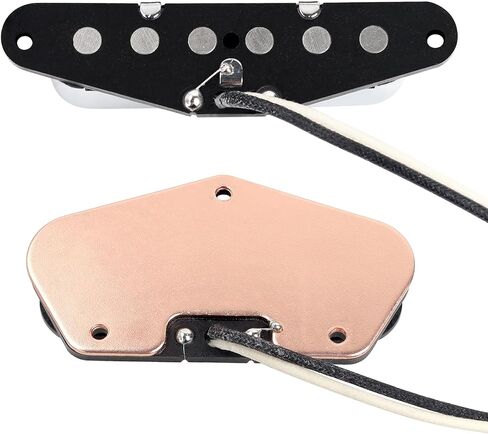 Banworks Alnico 5 Guitar Pickup 8.2K/7.6K High Output 50mm/54mm Neck/Bridge Pickups Set Single Coil Pickups Set Fiber Bobbin for Telecaster Tele TL Style Electric Guitar Pack of 2 JT/SYQ-05 in Saudi Arabia