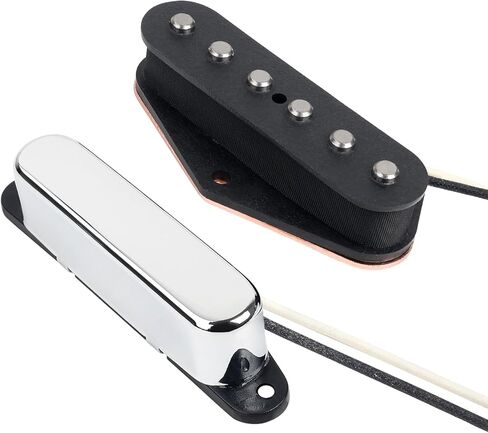 Banworks Alnico 5 Guitar Pickup 8.2K/7.6K High Output 50mm/54mm Neck/Bridge Pickups Set Single Coil Pickups Set Fiber Bobbin for Telecaster Tele TL Style Electric Guitar Pack of 2 JT/SYQ-05 in Saudi Arabia