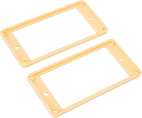 Banworks Humbucker Rings Plastic Flat Humbucker Pickup Covers 4x4mm Guitar Pickup Frame for Epiphone Les Paul LP Style Electric Guitars Pack of 2 JT/SYQG-18 Black in Kuwait