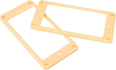 Banworks Humbucker Rings Plastic Flat Humbucker Pickup Covers 4x4mm Guitar Pickup Frame for Epiphone Les Paul LP Style Electric Guitars Pack of 2 JT/SYQG-18 Black in Kuwait