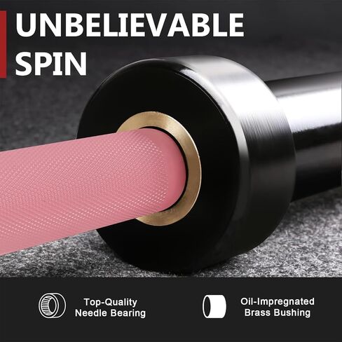 PROOFGOLD 6.6ft/7ft Olympic Barbell Bar 35Lb(15kg)/45LB(20kg) Barbell,Bench Press Bar for Squats and Deadlifts,Olympic Weight Bar for Home Gym,Womens Mens barbell(2inch),500LB/700LB/1000LB in Saudi Arabia