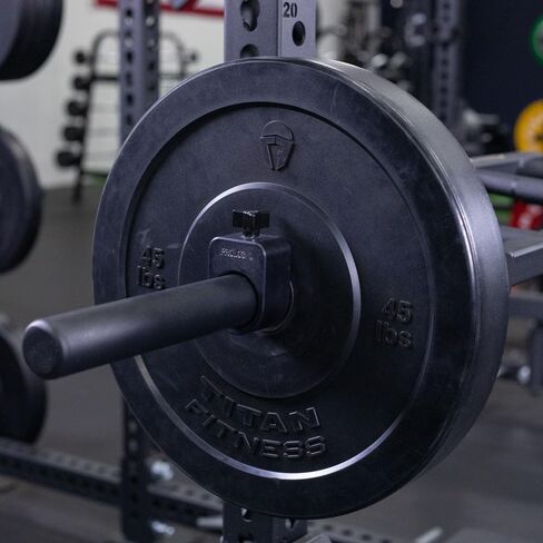 Titan Fitness Rackable Multi-Grip Camber Olympic Barbell ، تم تقييمه 1000 رطل ، زاوية ومحايدة لكرة القدم Barbell in Kuwait