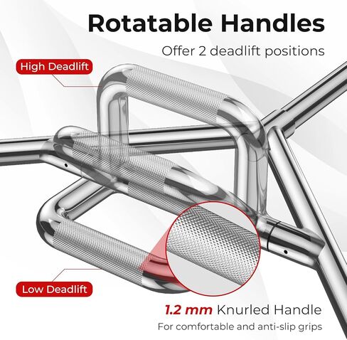 Gymax Olympic Polling Bar - 56 "chrome hex hex exiture bar for quats ، deadlifts ، trurgs & power pows ​​- 800 £ in Saudi Arabia