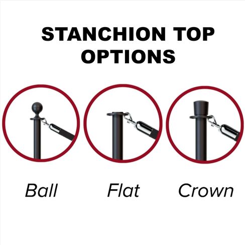 Celine Set of 2 Post and Rope Stanchion, Roller Base, (Polished Brass Post, Crown Top) in Saudi Arabia