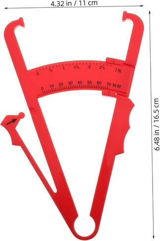 SAFIGLE 2pcs Calipers for Accurate Measurement Plastic Skinfold Calipers for Bmi Calculation Dual Measurement Tools for Men and Women Lightweight Portable Design for Easy Use in Saudi Arabia