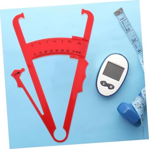 SAFIGLE 2pcs Calipers for Accurate Measurement Plastic Skinfold Calipers for Bmi Calculation Dual Measurement Tools for Men and Women Lightweight Portable Design for Easy Use in Saudi Arabia