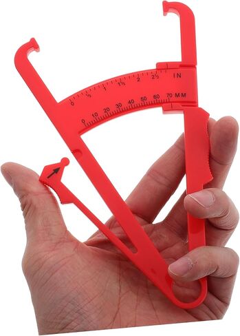 SAFIGLE 2pcs Calipers for Accurate Measurement Plastic Skinfold Calipers for Bmi Calculation Dual Measurement Tools for Men and Women Lightweight Portable Design for Easy Use in Saudi Arabia