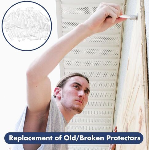 100 Pcs 1/4" x 1" Screw Thread Protectors Compatible with Hurricane Shutters White Bolt End Caps Round Rubber End Caps for Many Hurricane Shutters Windows Exterior Metal Tubing Rod Bolt in Saudi Arabia