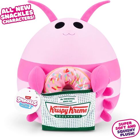 Snackles Series 2 16 بوصة بواسطة Zuru quddly Squishy Comfort 16 بوصة مع ملحق للعلامة التجارية الخفيفة المرخصة (Monkey & Dole Pinapple) in Kuwait