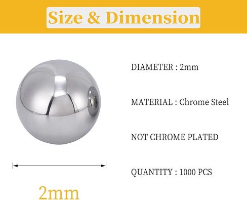 100 PCS 3/8" Inch Diameter Hardened Chrome Solid Steel Bearing Balls,Vigorous Precision Balls（100 Pieces） in Saudi Arabia