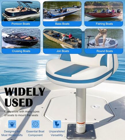 3/4" Boat Seat Pin Post for Most Marine Boat Seat Pedestal Base Mount, SP-2164 Boat Seat Pedestal Post Lock-in Aluminum Extension Post Pole for Pontoon Boats/Fishing Boats/Bass Boats/Cruising Boats in Saudi Arabia