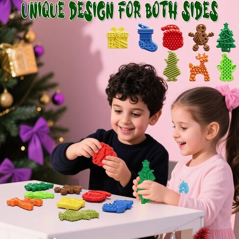 ألعاب Fidget Toys الحسية للأطفال المصابين بالتوحد ADHD: ألعاب التوحد للطفل ، ألعاب تململ الحسية وأحجار القلق من أجل تخفيف القلق للبالغين ، تهدئة ، جوائز الفصول الدراسية-6 عبوات in Saudi Arabia