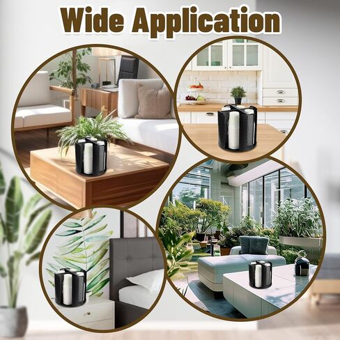 2 Pcs Rotating Paper Cup Dispenser, Cup Holder with 4 Compartments, Disposable Coffee Cup Dispenser Removable, Plastic Cup Storage & Lid Holder for Countertops, Kitchen, Coffee Stations (Black) in Kuwait