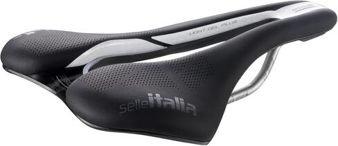 Selle Italia SLR Boost Endurance TI316 Superflow Road Bike Saddle - Road Road Picycle Seat - Rost Nose Saddle Road ، Racing ، Thanpurance ، & Triathlon ، Black & White ، 248 × 145mm ، 207g (SI510753) in Saudi Arabia