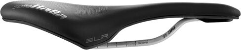 Selle Italia SLR Boost Endurance TI316 Superflow Road Bike Saddle - Road Road Picycle Seat - Rost Nose Saddle Road ، Racing ، Thanpurance ، & Triathlon ، Black & White ، 248 × 145mm ، 207g (SI510753) in Saudi Arabia
