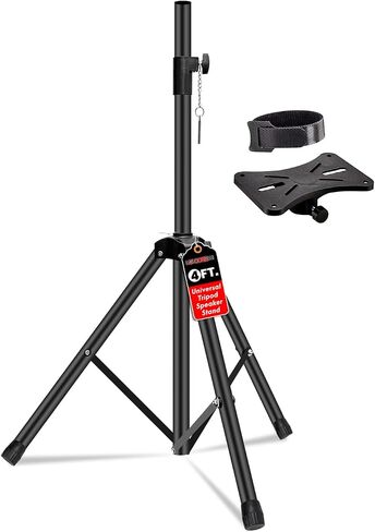 5 Core Speaker Stand Floor Floor قابل للتعديل حتى 48 بوصة DJ Studio Monitor Stands Pole Mount - SS HD 1PK 4ft in Saudi Arabia