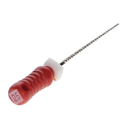 400106 HSB Endodontic K-Files 21mm #25 Red Stainless Steel 6/Pk in Kuwait