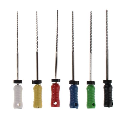 400492 HSB Hedstrom Endodontic Files 31mm #45-80 Assorted Stainless Steel 6/Pk in Kuwait