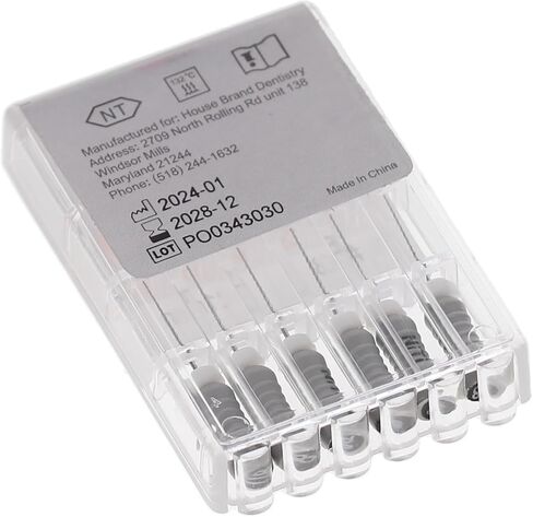 400400 HSB Hedstrom Endodontic Files NiTi 21mm #08 6/Pk in Kuwait