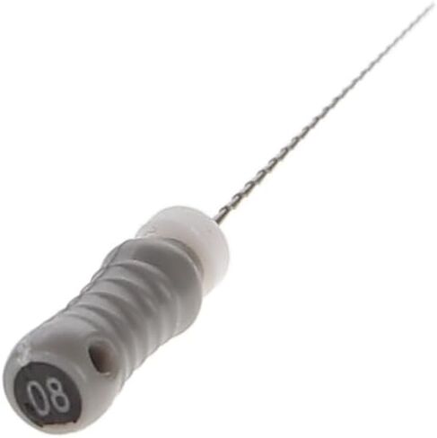 400449 HSB Hedstrom Endodontic Files Stainless Steel 21mm #08 Grey 6/Pk in Saudi Arabia