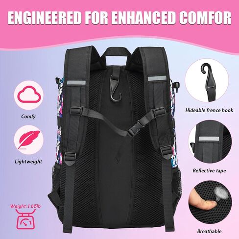 HAMBOLY Youth Baseball Bag, Softball Bag for Girls & Boys, Kids T-Ball Backpack with Shoes Compartment, 2025 Upgrade Design, Pro-Grade Storage, Built for Future MVPs in Saudi Arabia