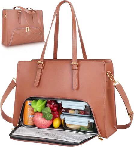 Laptop Tote Bag with Lunch Compartment in Saudi Arabia