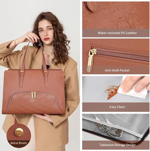 Laptop Tote Bag with Lunch Compartment in Saudi Arabia