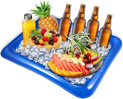 Capacity Inflatable Drink and Food Cooler Pool Party Supplies Deflatable Ice Serving Bar Summer Event Random Color in Saudi Arabia