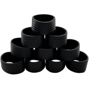 10 PCS Tennis Gracket Silicone Ring Tennis Grack Bands Rubber Ring Rubber Anti Slip Tennis Tennis Wover Wovers Overgrip في مكانه لصالح سكارش مكوبة كرة الريشة Racketg Racketg in Kuwait