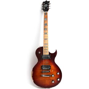 FLV-90 Solid Body Full Size Canadian Maple Neck Genuine Rosewood Fretboard Fingerboard Mahoghany Body Electric Guitar in Kuwait