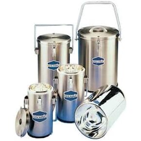 Cole-Parmer SS111 SS111 Universal-Style Stainless Steel and Glass Dewar Flask with Handle and Lid, 1 L in Kuwait