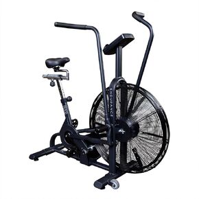Body-Solid Endurance (FB300B) Dual Action Fan Bike - Adjustable Seat, Transport Wheels, Commercial Grade Stationary Exercise Bicycle for High-Intensity Workouts and Rehabilitation in Kuwait