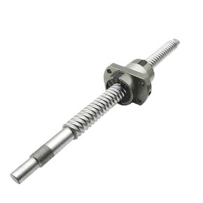 Linear Motion Ball Screw Machine Parts C7 SFY2525 1200mm-1500mm High Precision Ball Screw Set Guide with Ball Nut Roller Ball Screw End Machined(1400mm) in Kuwait