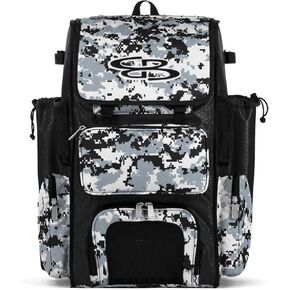 Boombah Superpack Bat Pack - Backpack Version (no wheels) - Holds 4 Bats - Camo Series - Multiple Color Options in Kuwait