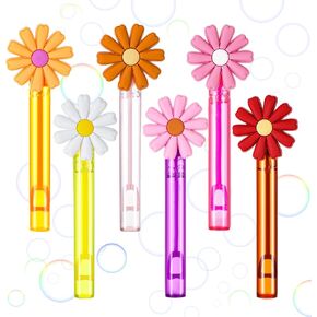 30 PCS Daisy Bubble Wands Pastel Flower Party Party Favors Groovy Hippie Bubble Makers for Birthday Wedding Supplies و Rijer و Goodie Facs و Piñata Goodi Bag Stuffs ( in Kuwait