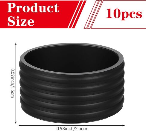 10 PCS تنس مضرب سيليكون مضرب القبضة حلقة التنس الفرقة السوداء tennises المقبض مقبض السيليكون overgrip overgrip في المكان tennises المشي قبضة الغلاف لبلدية الباساش مقبض البيسبول in Saudi Arabia
